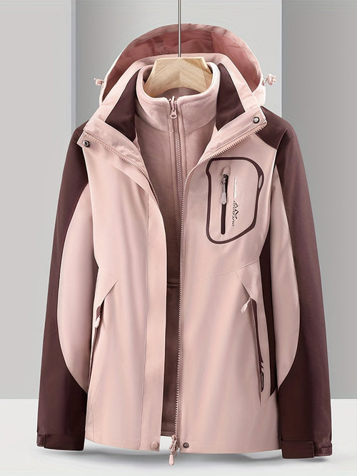 Edith - Women's 3-in-1 Hooded Waterproof Jacket