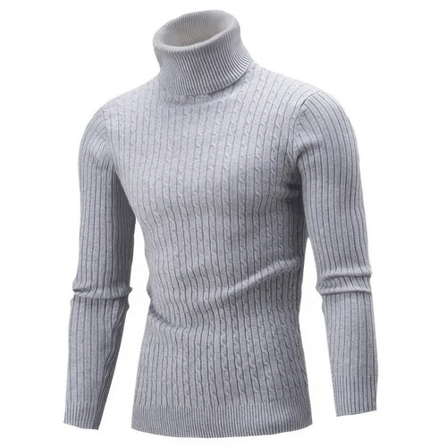 Ignatius - Men's Sleek Modern Turtleneck Sweater