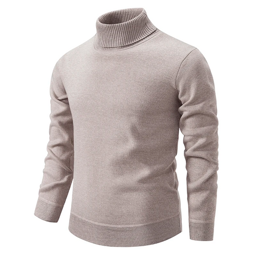 Hugh - Men's Brushed Soft Turtleneck Sweater