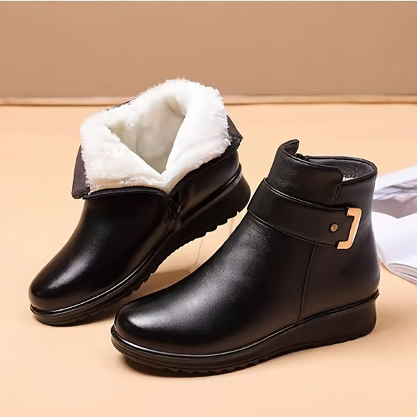 Millicent - Women's Buckle Strap Ankle Boots
