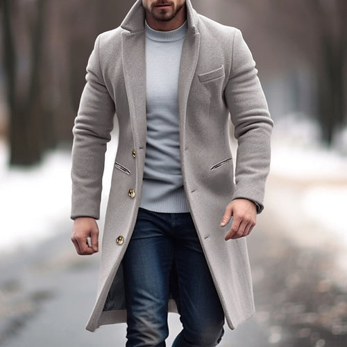August - Men's Timeless Classic Trench Coat