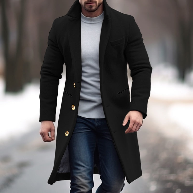 August - Men's Timeless Classic Trench Coat