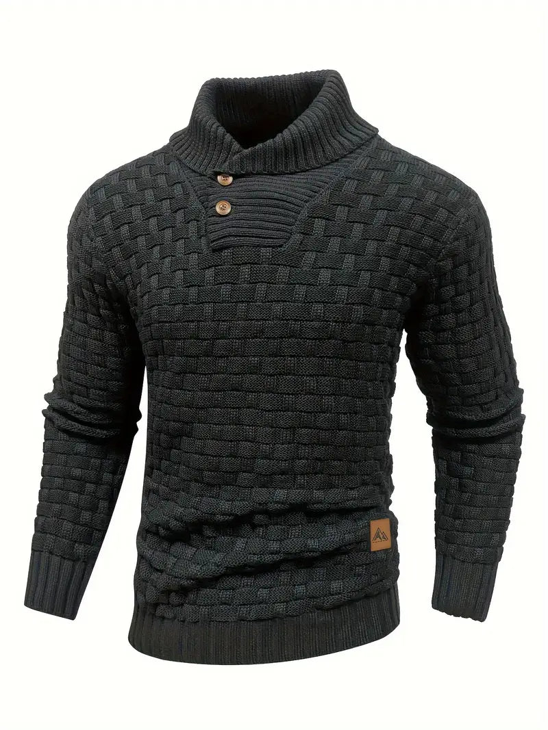 Fabien - Men's Fine-Knit Classic Sweater
