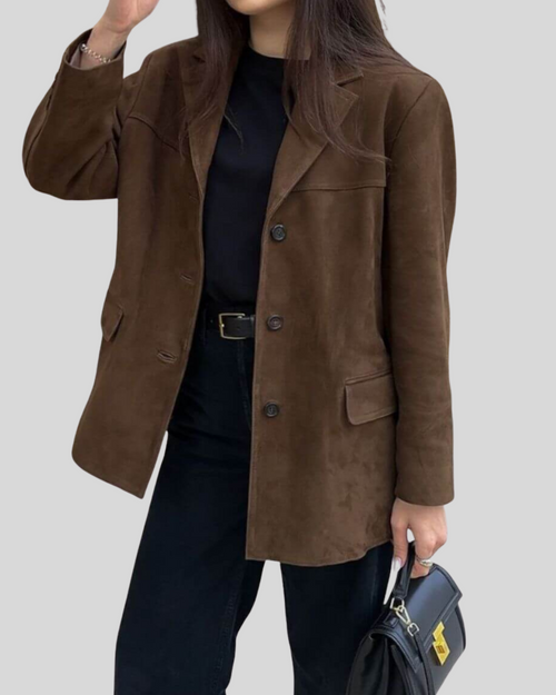 Estelle - Women's Vintage-Look Luxe Blazer
