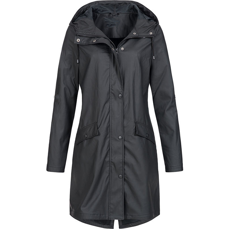 Dahlia - Women's Drawcord Hood Waterproof Jacket