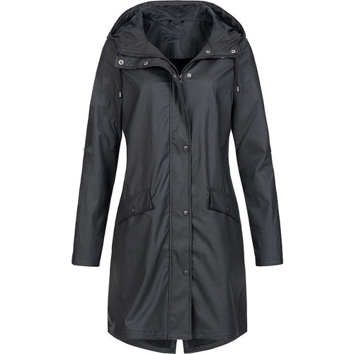 Dahlia - Women's Drawcord Hood Waterproof Jacket