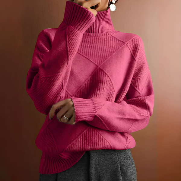 Greta - Women's Cozy Knit Turtleneck Sweater