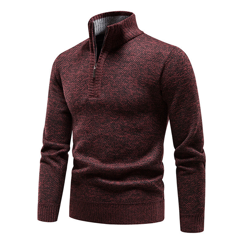 Mathias - Men's Modern Premium Zip Sweater
