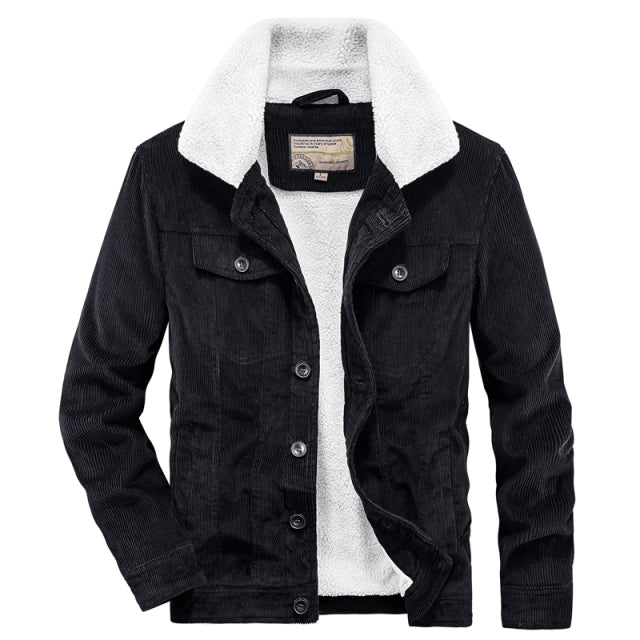 Percival - Men's Sherpa Collar Fleece Jacket