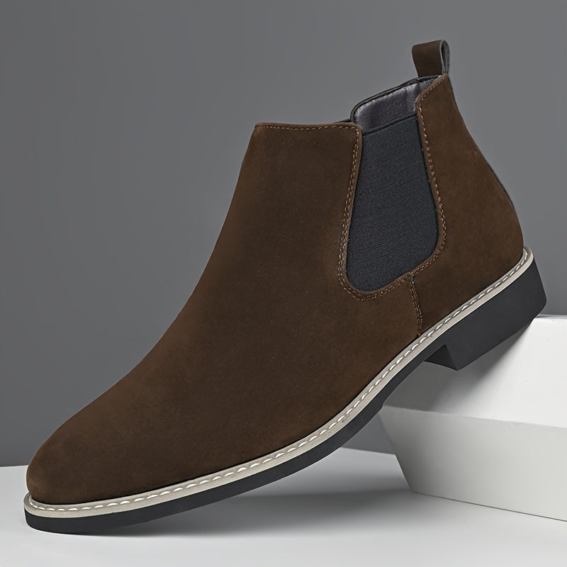Magnus - Men's Sleek Leather Chelsea Boots