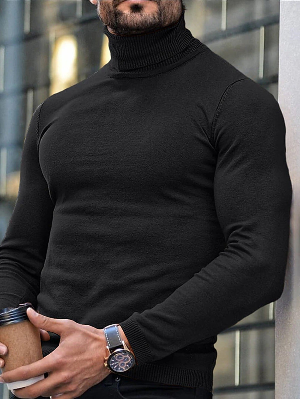Hamish - Men's Refined Turtleneck Sweater