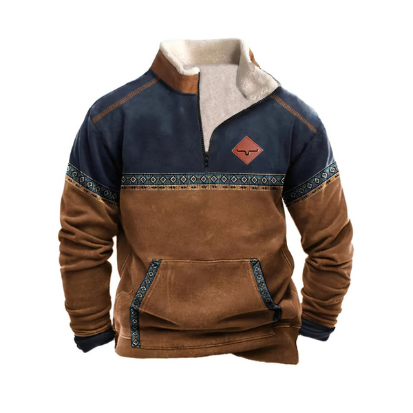 Forrest - Men's Warm Knit Zip Sweater