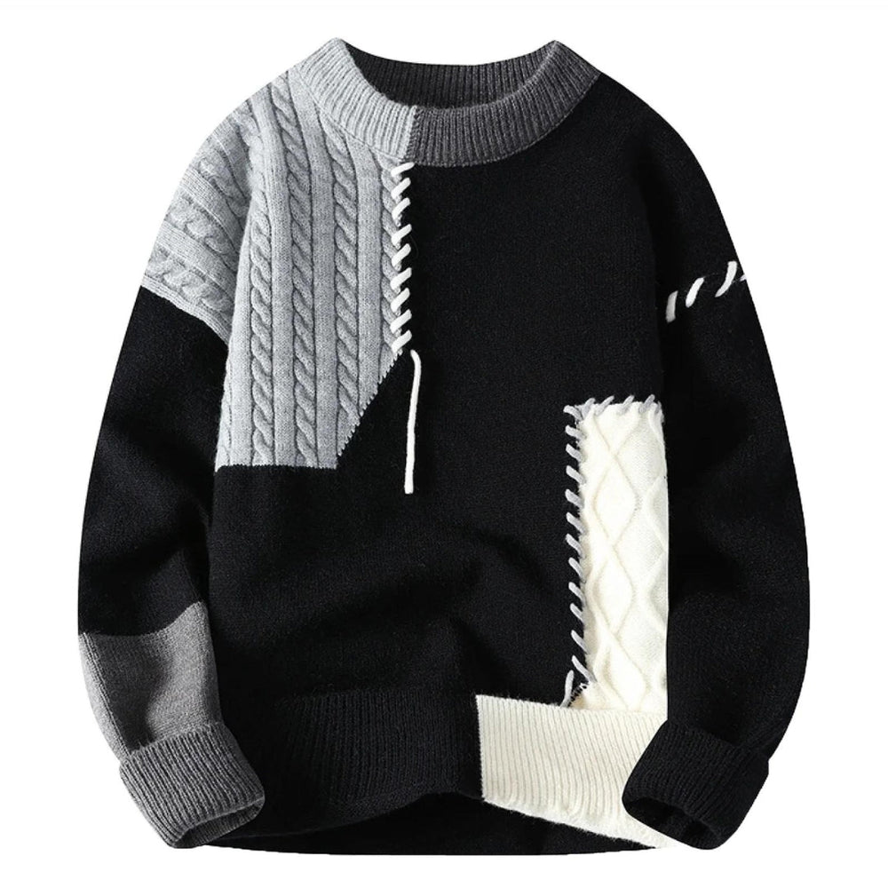 Ferdinand - Men's Colorblock Patchwork Sweater