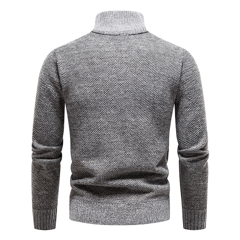 Mathias - Men's Modern Premium Zip Sweater