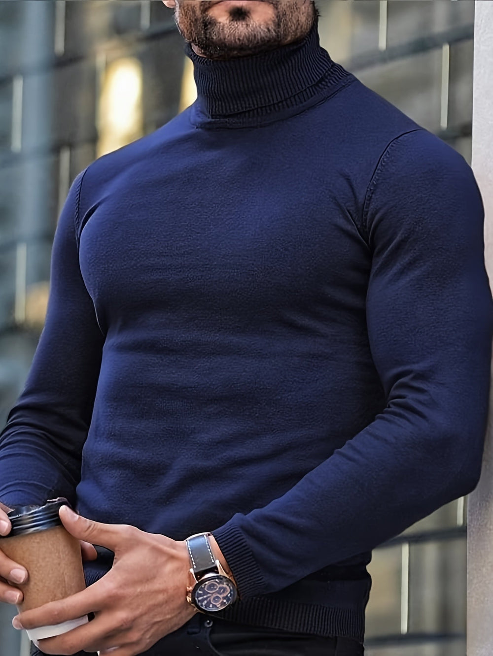 Hamish - Men's Refined Turtleneck Sweater