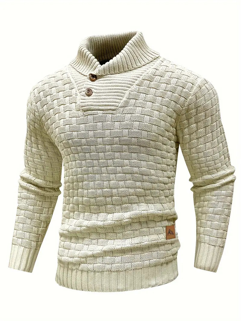 Fabien - Men's Fine-Knit Classic Sweater