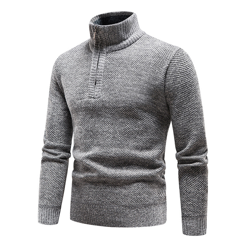 Mathias - Men's Modern Premium Zip Sweater