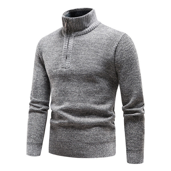Mathias - Men's Modern Premium Zip Sweater