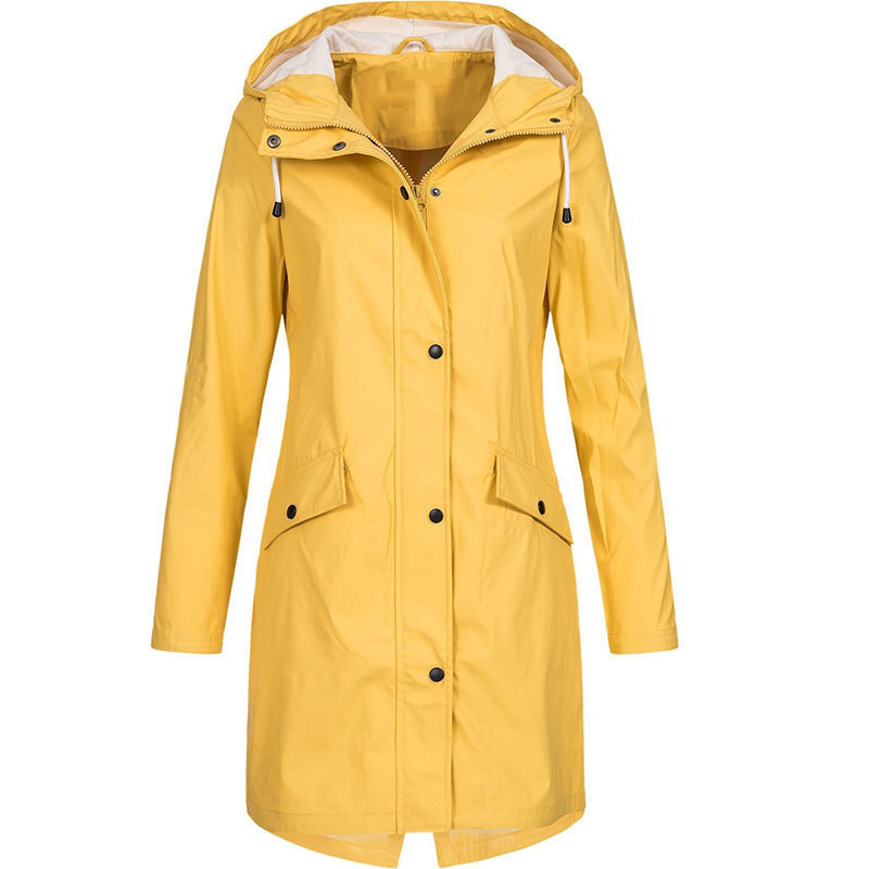 Dahlia - Women's Drawcord Hood Waterproof Jacket