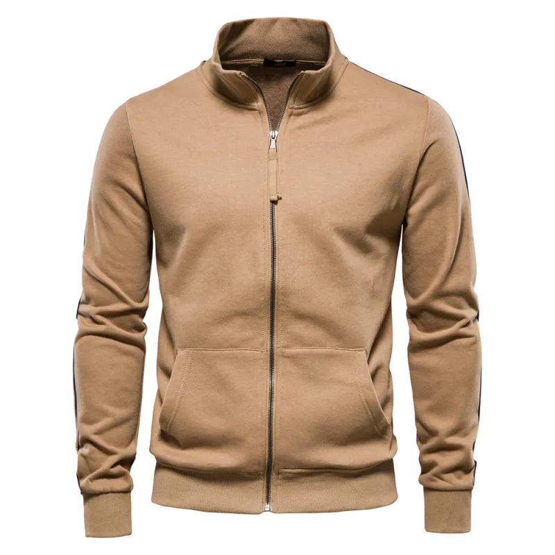 Merrick - Men's Stand-Collar Zip Sweater