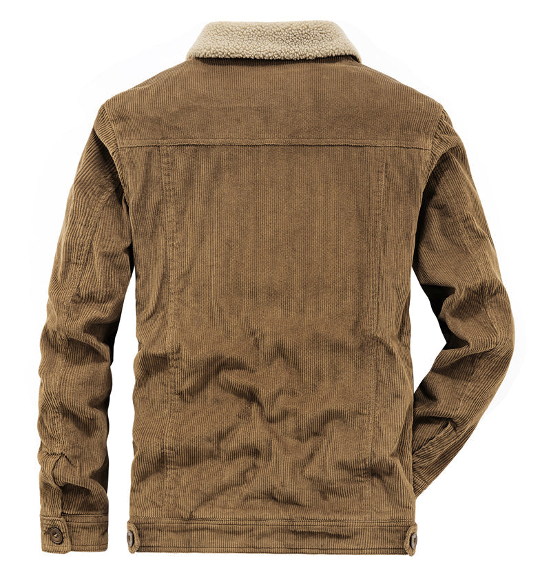 Percival - Men's Sherpa Collar Fleece Jacket
