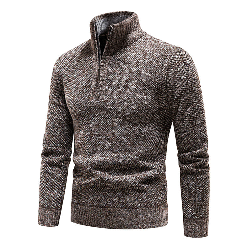 Mathias - Men's Modern Premium Zip Sweater