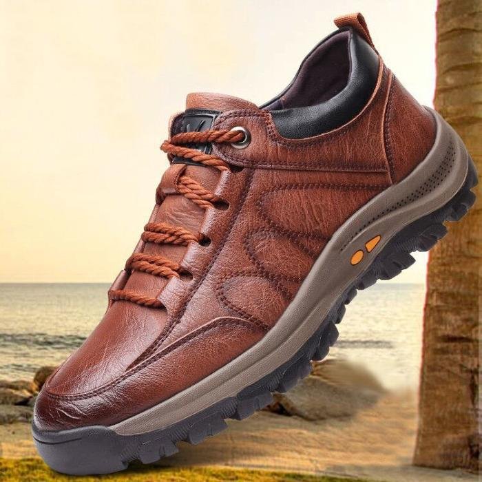 Osric - Men's Nonslip Leather Walking Sneakers