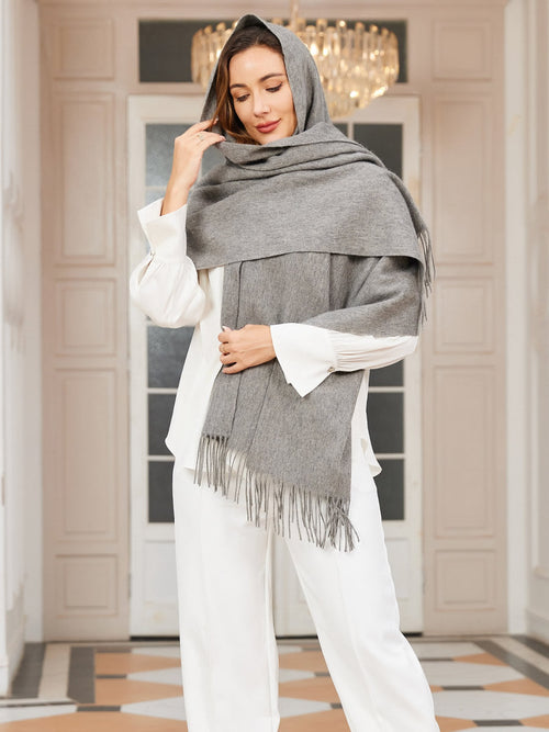 Simone - Women's Fine Wool-Blend Scarf