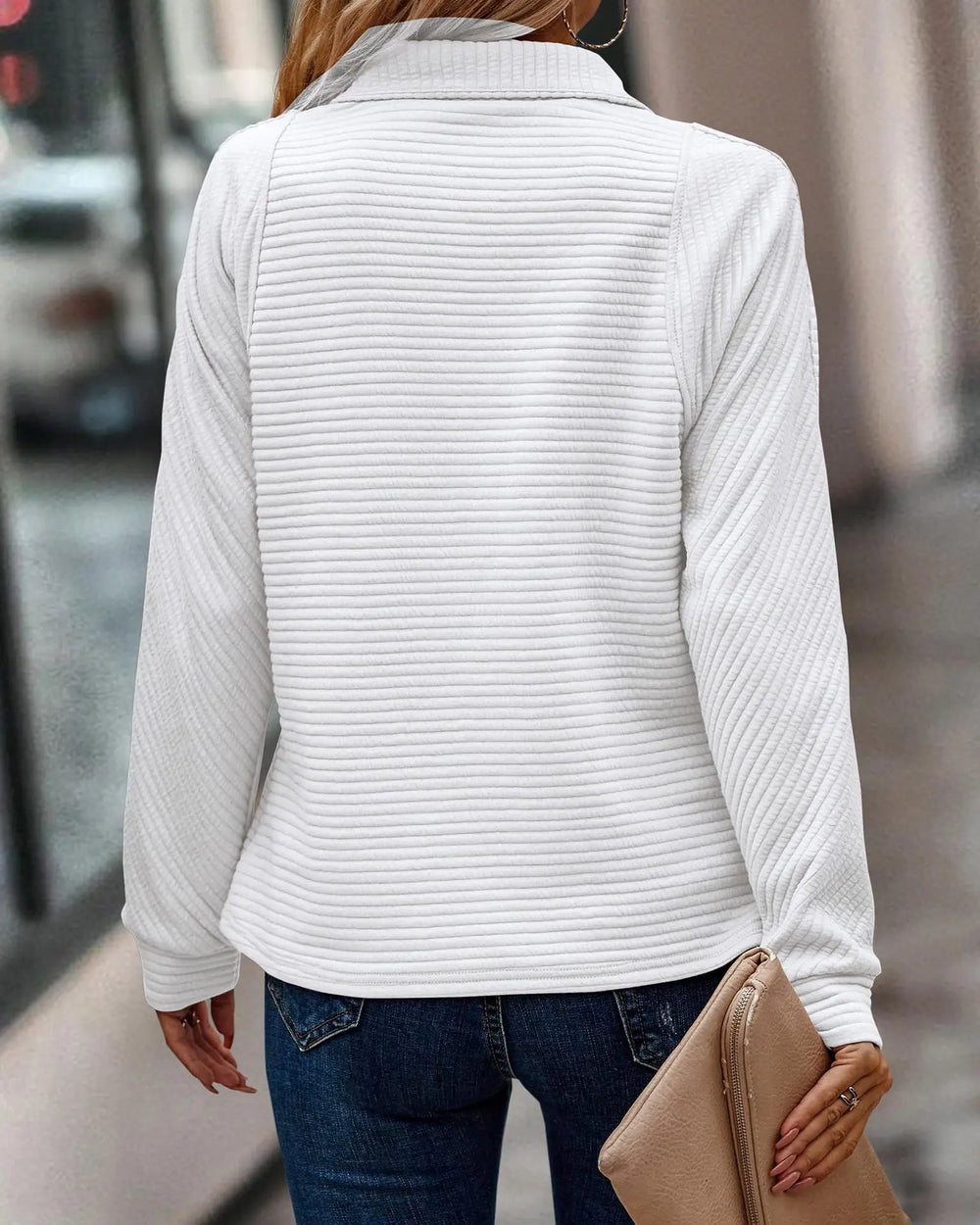 Selina - Women's Casual Zip-Up Knitted Sweater
