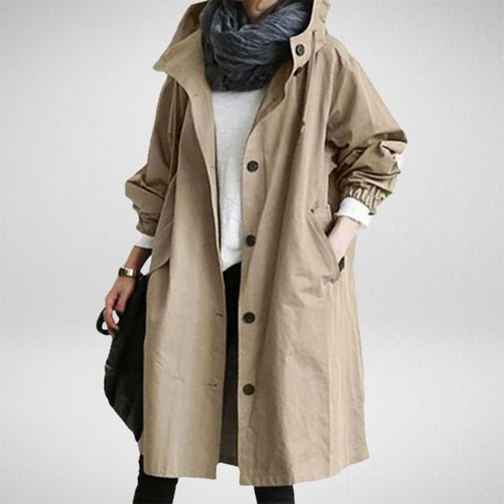 Cordelia - Women's Longline Waterproof Rain Jacket