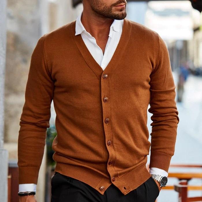 Alwin - Classic Autumn Cardigan