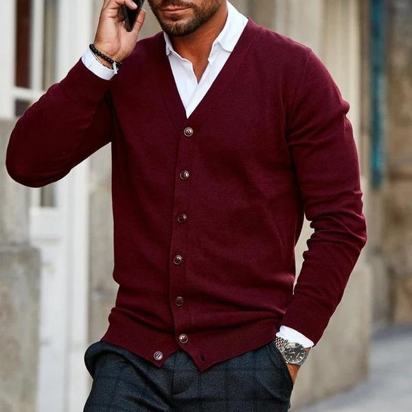 Alwin | Men's Cardigan Knitted Button Up