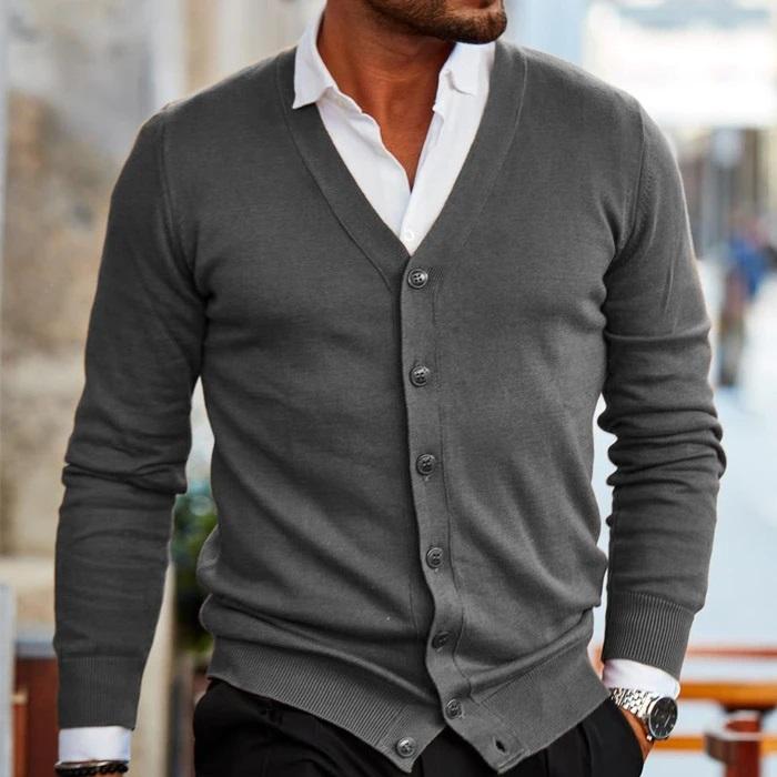 Alwin | Men's Cardigan Knitted Button Up