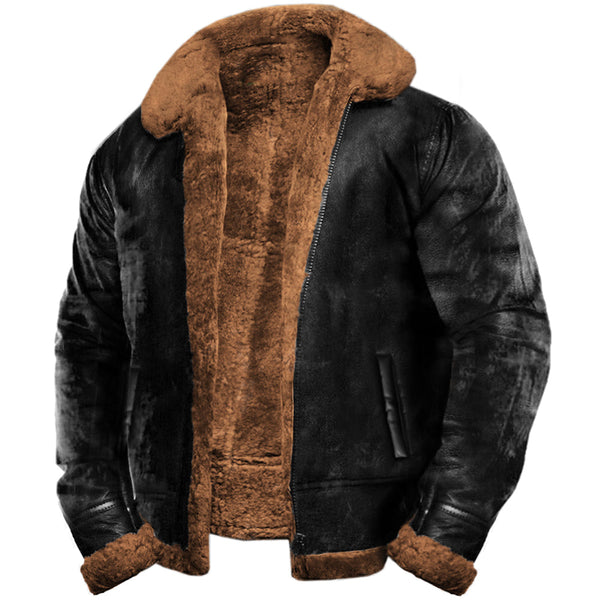 Arthur | Men's Leather Jacket Bomber Faux