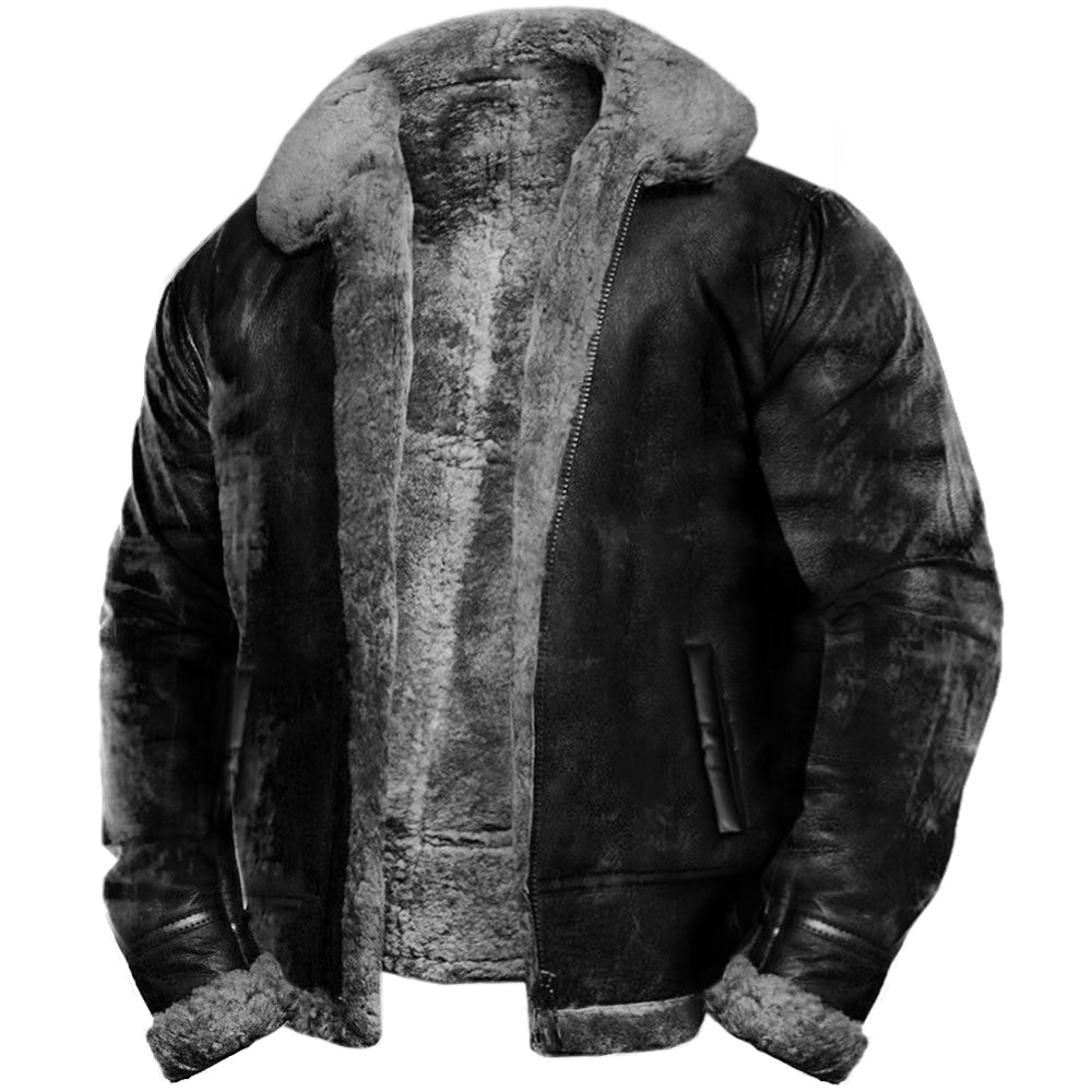 Arthur | Men's Leather Jacket Bomber Faux