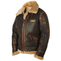 Asher | Men's Leather Bomber Jacket