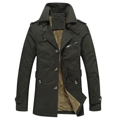 Atticus | Men's Padded Trench Coat Overcoat