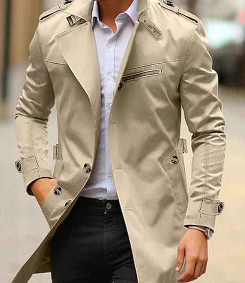 Barnaby | Men's Long Coat Trench Overcoat