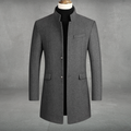 Basil | Men's Trench Coat Overcoat Wool