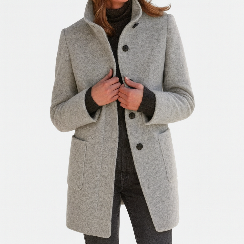 Belle | Women's Belted Long Trench Coat Classic Longline