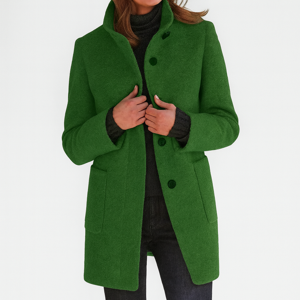 Belle | Women's Belted Long Trench Coat Classic Longline
