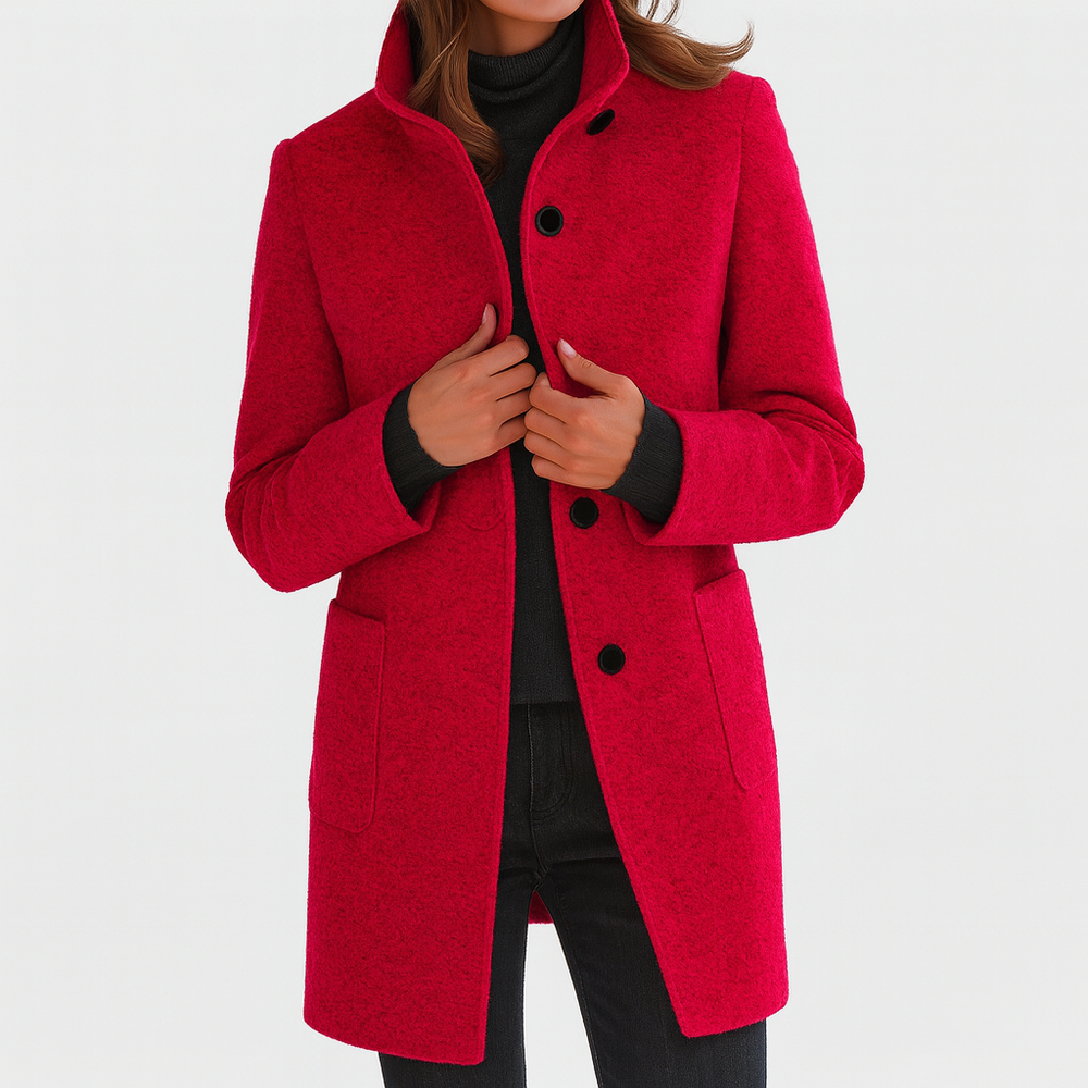 Belle | Women's Belted Long Trench Coat Classic Longline