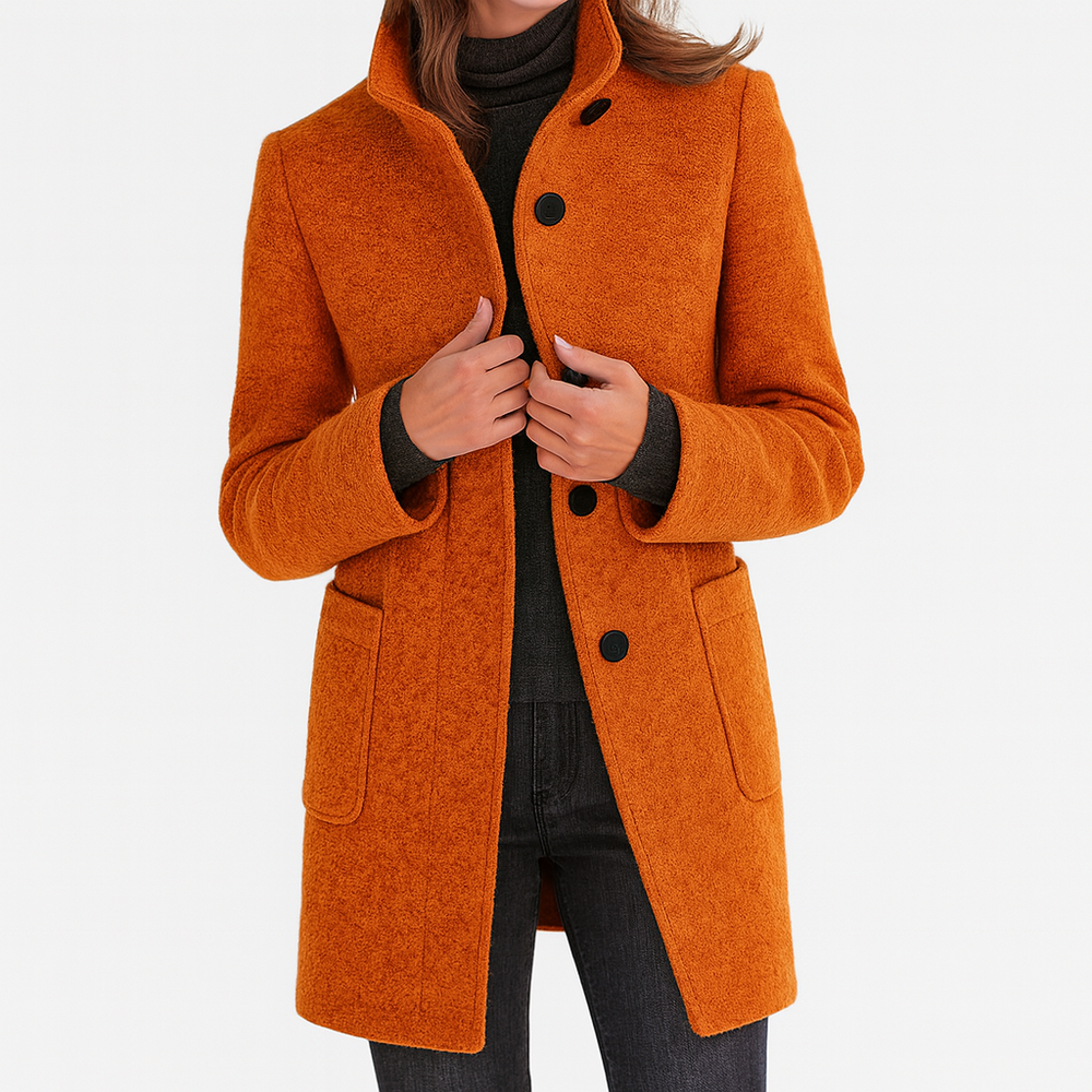 Belle | Women's Belted Long Trench Coat Classic Longline