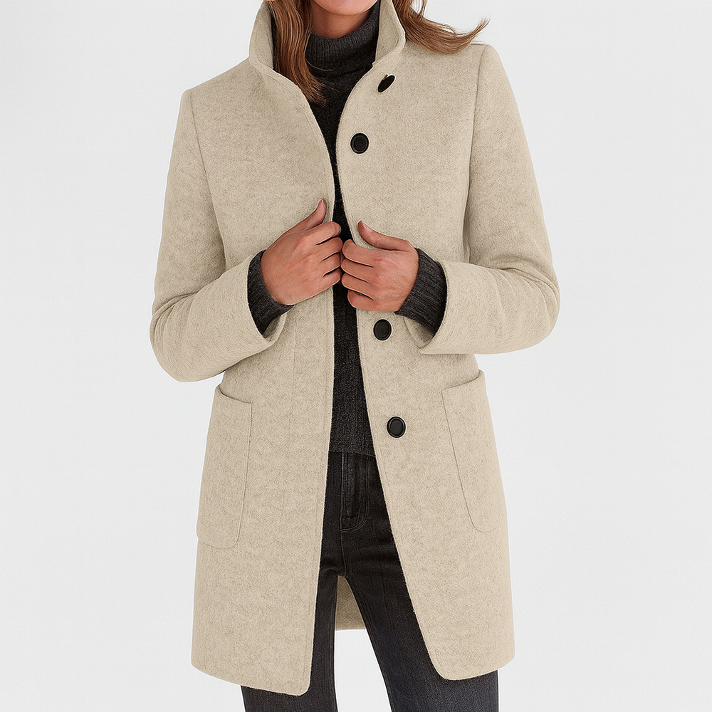 Belle | Women's Belted Long Trench Coat Classic Longline