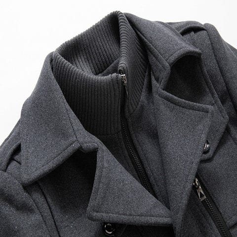 Bertram | Men's Padded Winter Coat Overcoat Long