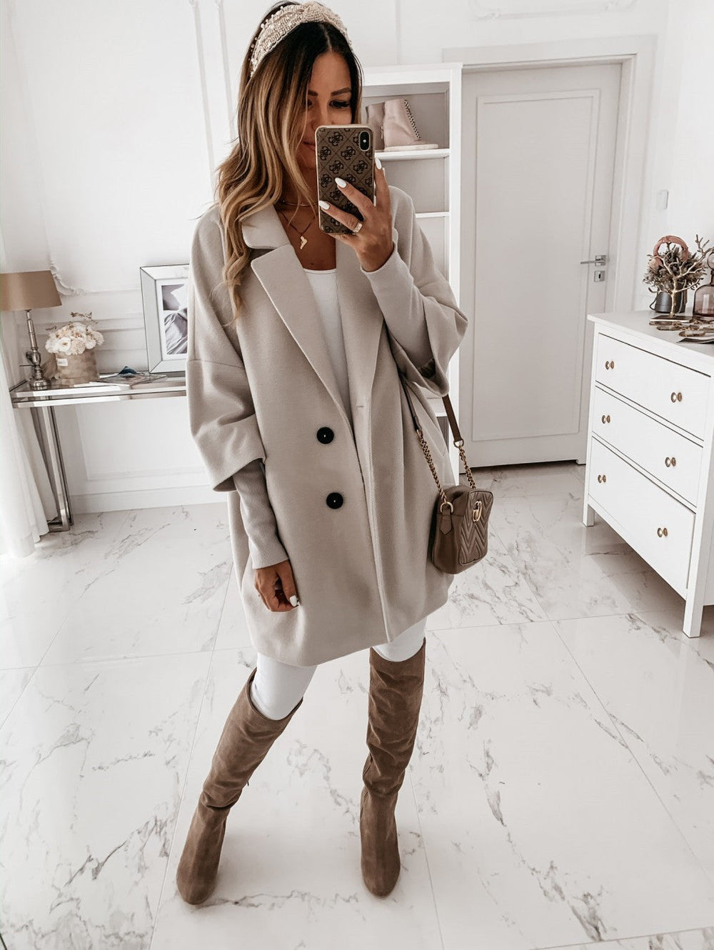 Bianca | Women's Oversized Longline Trench Coat Long