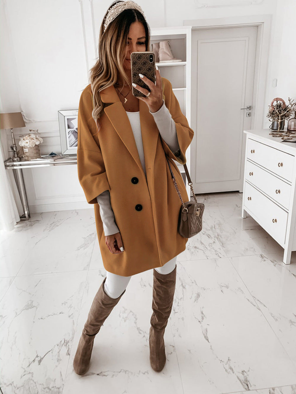 Bianca | Women's Oversized Longline Trench Coat Long