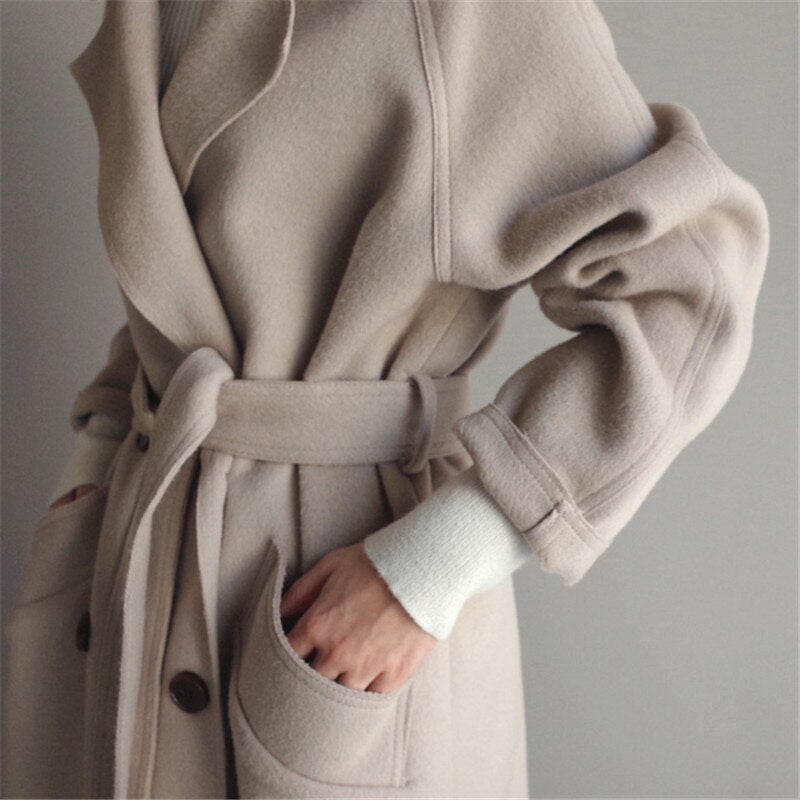 Bridget | Women's Longline Belted Trench Coat Long Classic