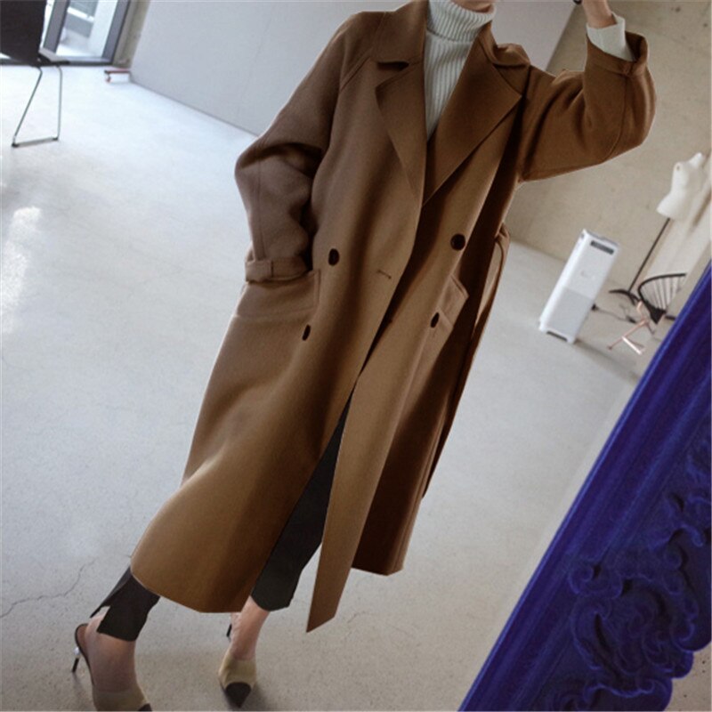 Bridget | Women's Longline Belted Trench Coat Long Classic
