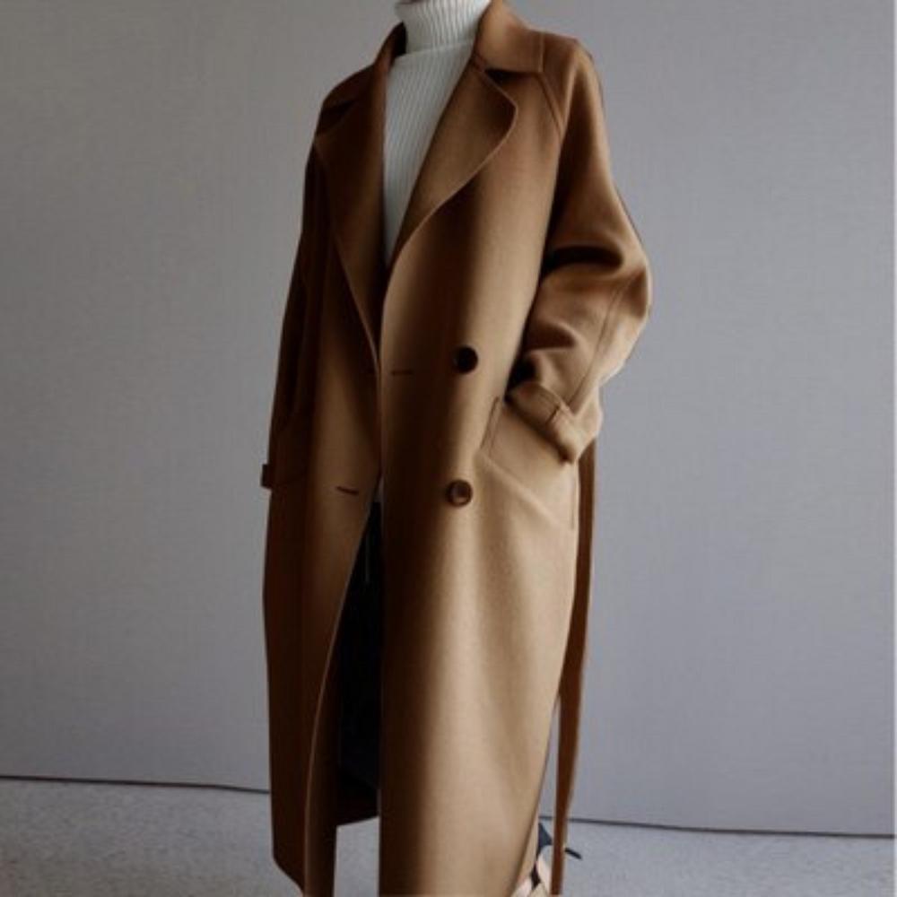Bridget | Women's Longline Belted Trench Coat Long Classic